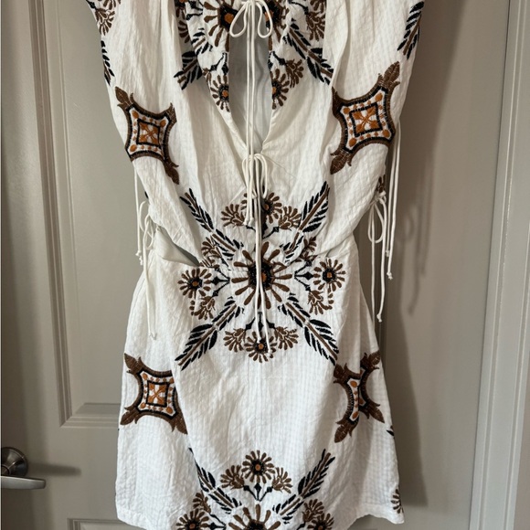 NWOT Free People Sardinia Sun Mini Dress l 10 - Picture 6 of 7